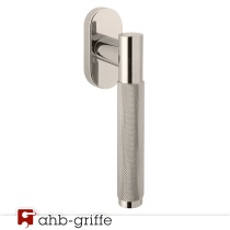 AHB Fenstergriff Kira Nickel poliert Rasterung oval 30 mm Fensterolive