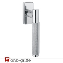 AHB Fenstergriff Kira Chrom poliert Rasterung rechteckig 30 mm Fensterolive