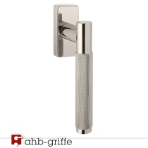 AHB Fenstergriff Kira Nickel poliert Rasterung rechteckig 30 mm Fensterolive