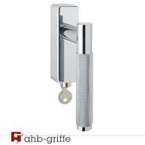 AHB Fenstergriff Kira abschließbar Chrom poliert 30 mm