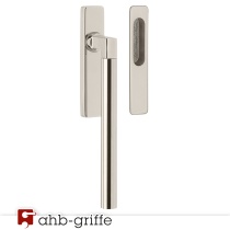 Jatec Hebe-/Schiebetürgriff Set Bauhaus Ultra Nickel HST-Griff mit Griffmuschel